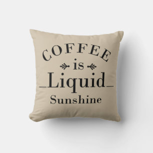 funny drinker sayings about coffee cushion