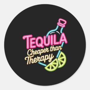 Funny drinking cinco de mayo for party men women classic round sticker