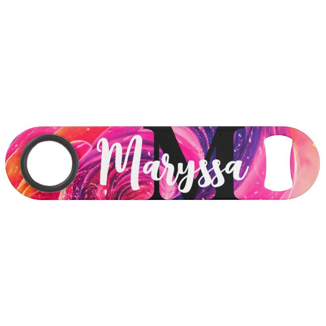 Funny Drinking Quote Pink and Red Cosmic Galaxy (Back Horizontal)