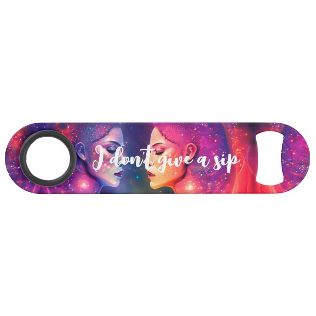 Funny Drinking Quote Rainbow Galaxy Feminine Queen (Front (Horizontal))