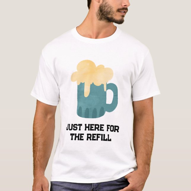Funny Drinking Shirt, Beer Lovers T-Shirt (Front)