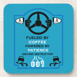 Funny Driving Instructor Gift Coaster