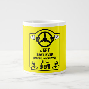 Funny Driving Instructor Gift Large Coffee Mug
