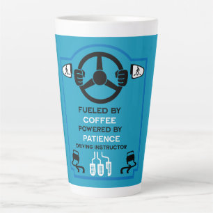Funny Driving Instructor Gift Latte Mug