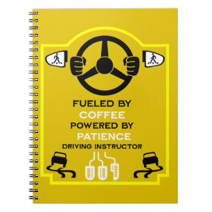 Funny Driving Instructor Gift Notebook