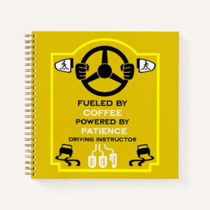 Funny Driving Instructor Gift Notebook