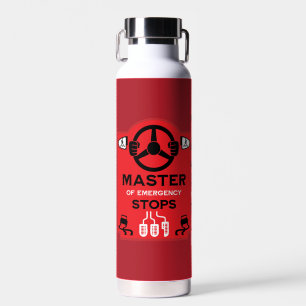 Funny Driving Instructor Gift Water Bottle