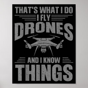 Funny Drone Art For Men Women Boys Drone Racing Dr Poster