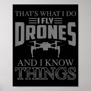 Funny Drone Art For Men Women Boys Drone Racing Dr Poster
