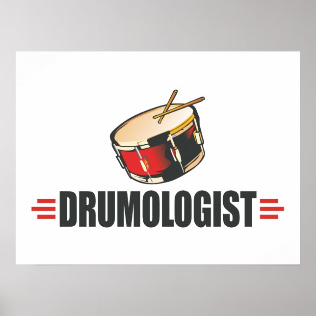 Funny Drum Poster (Front)