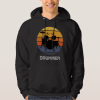 Funny Drummer Art For Men Women Drum Set Drumming 