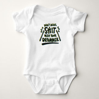 Funny Drummer Drums Gift Baby Bodysuit