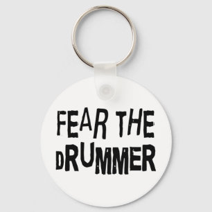 Funny Drummer Key Ring