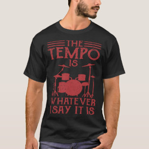 Funny Drummer T-Shirt Drummer Gifts Drum Kit Pullo