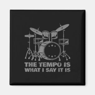 Funny Drumming Art For Men Women Drumline Drum Set Magnet