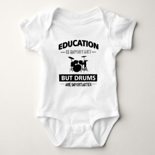 Funny Drumming Baby Bodysuit