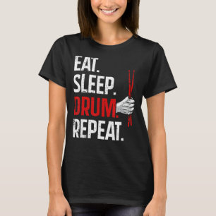 Funny Drumming Design For Men Women Drummer Drummi T-Shirt