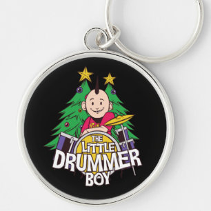 Funny Drums Christmas Design For Drummer Boy Key Ring