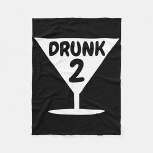 Funny Drunk 2 Party Thing Halloween Costume  Fleece Blanket
