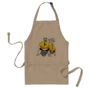 Funny Drunk Father & Son Apron