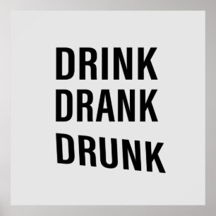 funny drunk quotes poster