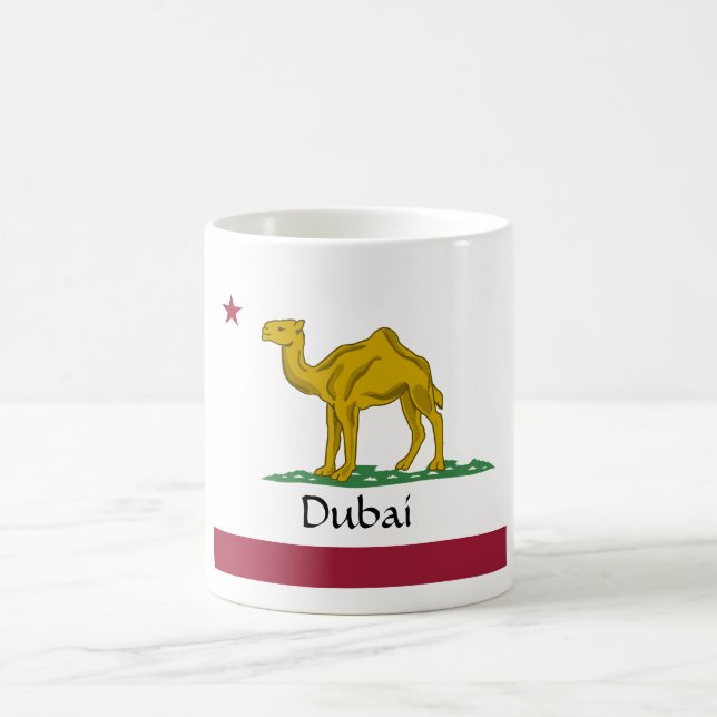 Funny Dubai Flag Coffee Mug (Center)