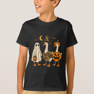 Funny Duck Duck Boo Halloween Costume Duck T-Shirt