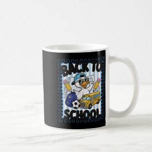 Funny Duck First Day Back To School Teachers Boys Coffee Mug