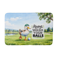 Funny Duck Golfer Always Wash Your Balls