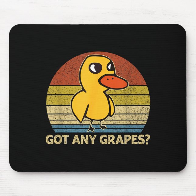 Funny Duck Got Any Gs Graphic Summer Humor Duck Me Mouse Pad (Front)