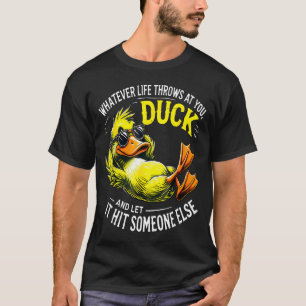 Funny Duck Graphic Tees Men Women Funny Quote