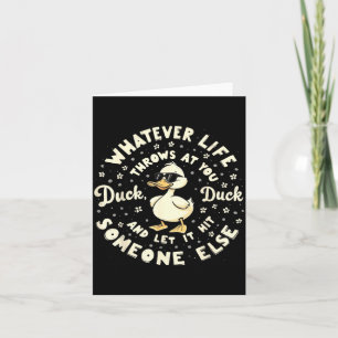 Funny Duck Graphic Tees Men Women Teens Funny Quot Card