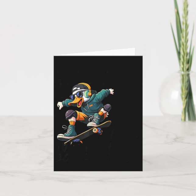 Funny Duck Graphic Tees Men Women Teens Funny Quot Card (Front)