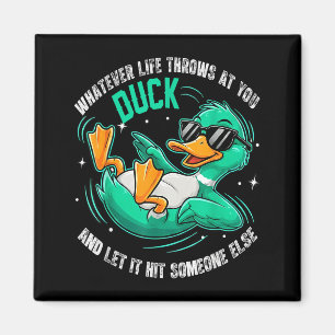 Funny Duck Graphic Tees Men Women Teens Funny Quot Magnet