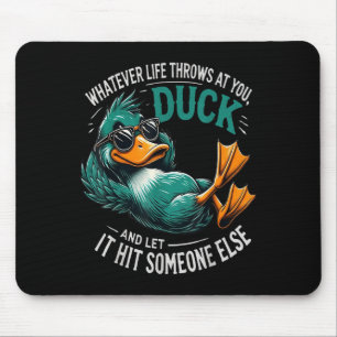 Funny Duck Graphic Tees Men Women Teens Funny Quot Mouse Pad