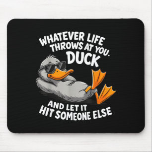 Funny Duck Graphic Tees Men Women Teens Funny Quot Mouse Pad