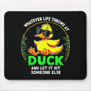 Funny Duck Graphic Tees Men Women Teens Funny Quot Mouse Pad