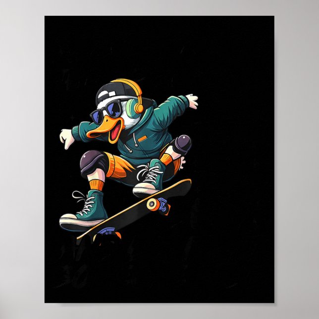 Funny Duck Graphic Tees Men Women Teens Funny Quot Poster (Front)