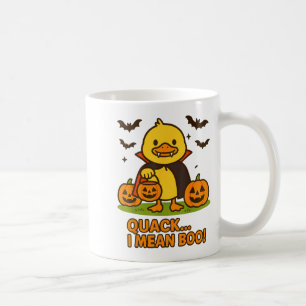 Funny Duck Halloween Costume – Quack I Mean Boo Qu Coffee Mug