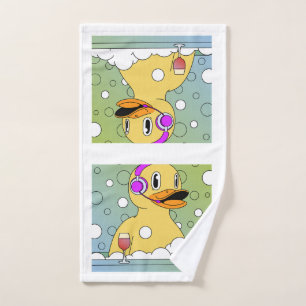 Funny Duck Hand Towel 