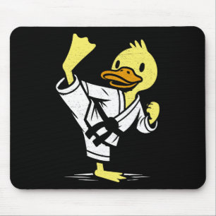 Funny Duck Karate Martial Arts Memes Co. Duck Kara Mouse Pad