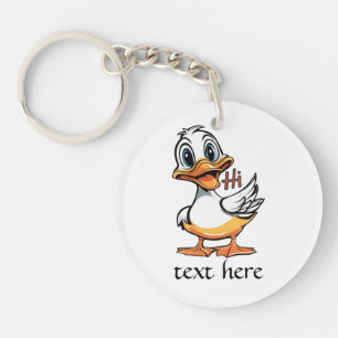 Funny Duck Key Ring