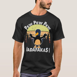 Funny duck Madafakas boston terrier animals T-Shirt