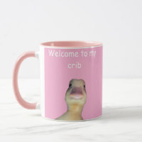 Funny Duck Meme – “Welcome to My Crib” Cute Animal