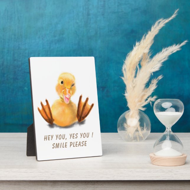 Funny Duck Plaque (Side)