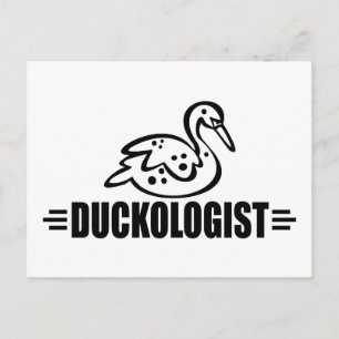 Funny Duck Postcard