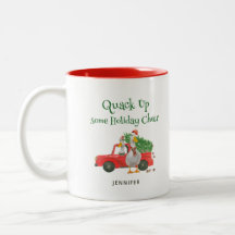 Funny Duck Quack Up Some Holiday Cheer