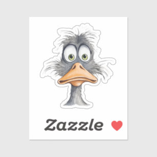 Funny Duck Sticker