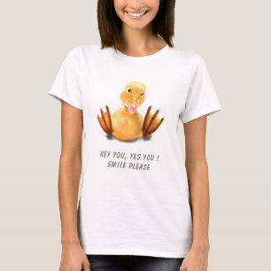 Funny Duck T-Shirt - Custom Text