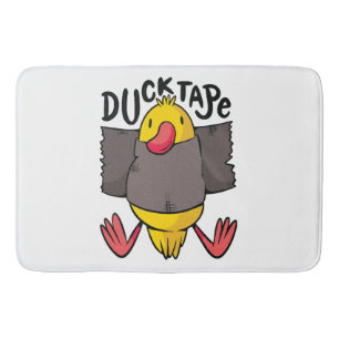 Funny Duck Tape Bath Mat